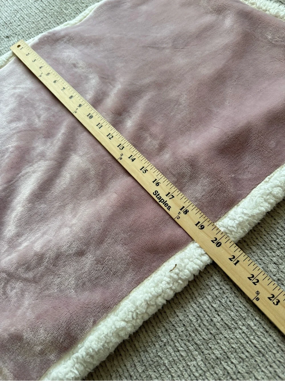 UGG Pink Plush Sherpa Baby‎ Blanket Lovey Security Blanket